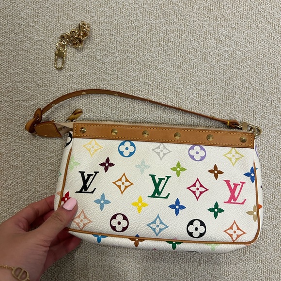 Louis Vuitton Takashi Murakami Multicolor Pochette bag - Picture 3 of 12